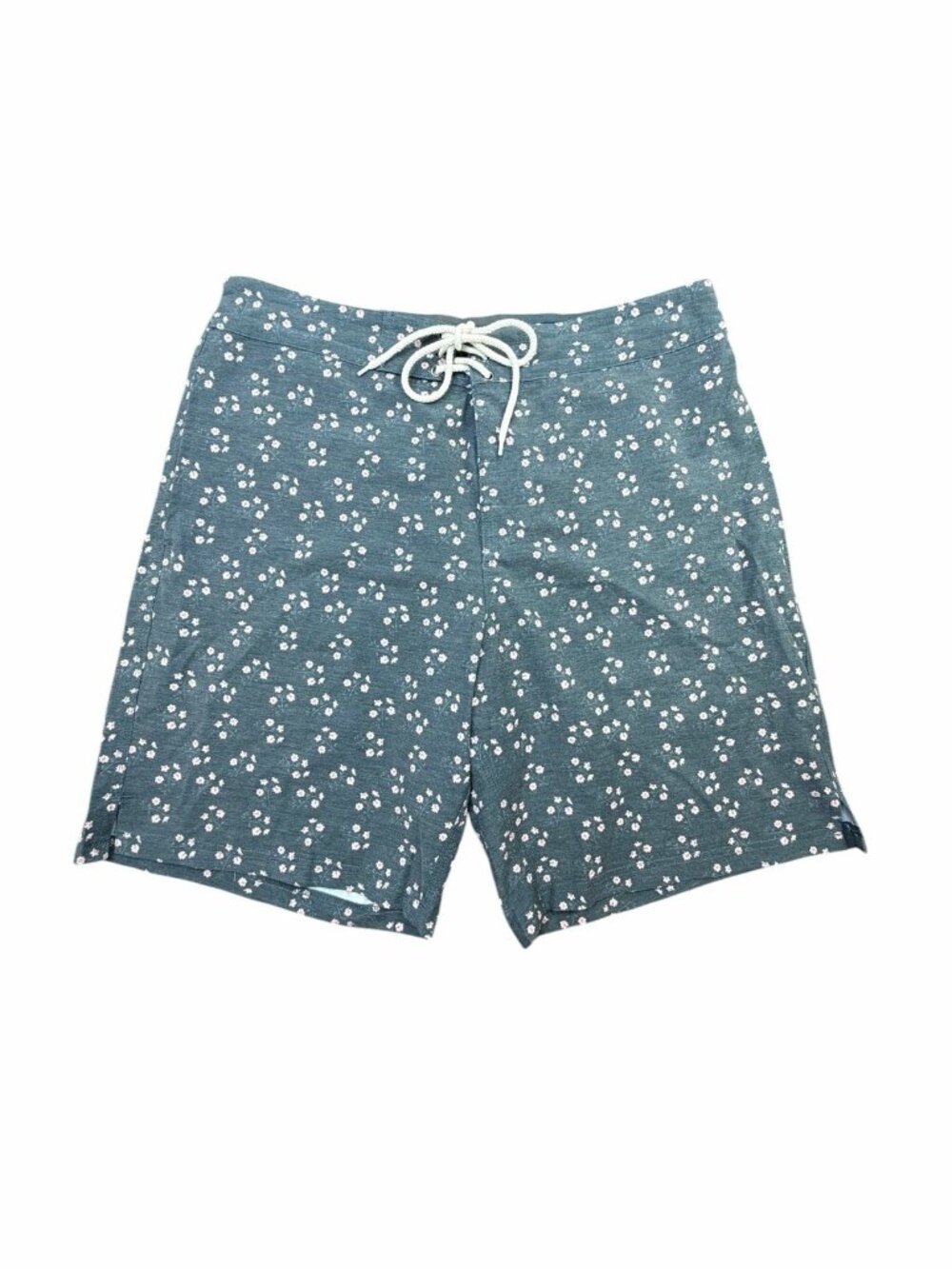 Bermies Floral Board Shorts Swim Trunks Men’s XL 8” Inseam Stretch Blue Pink
